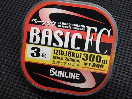 ﾍﾞｰｼｯｸ・BASIC FC 3号/12lb・300m(特価品)